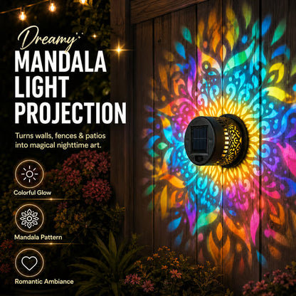 🎁 Father’s Day 59% OFF - 🌟Solar Mandala Wall Light🌌 -Bestseller