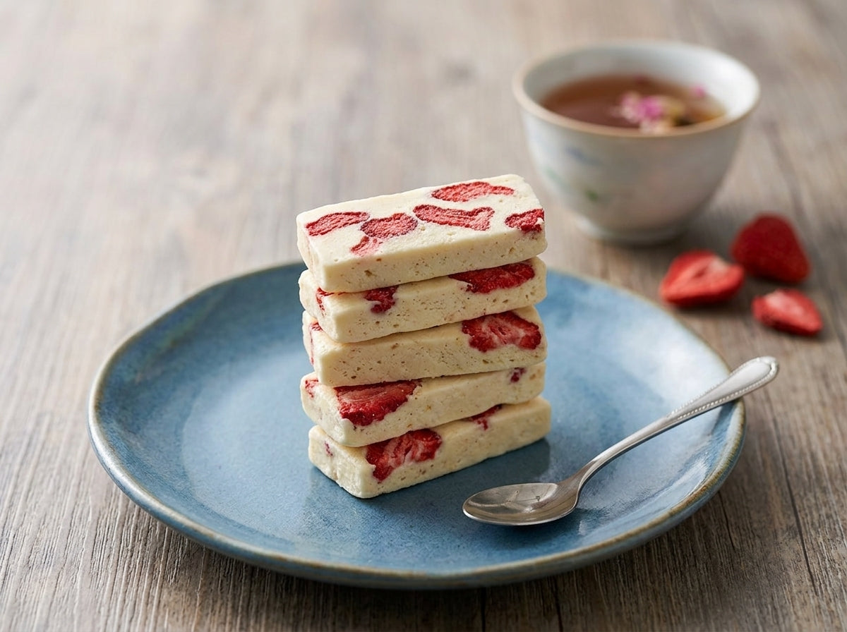 ✨『 Strawberry Goat Milk Puff 』🥛 A Bite of Cloudy Sweetness ☁️🍓-Bestseller