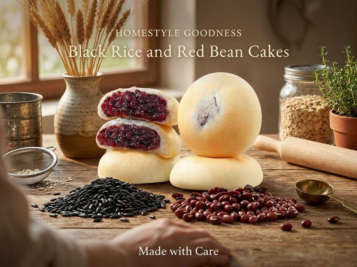✨ Sticky, chewy goodness! Red bean, yam, and purple rice cake—one bite and you're hooked! 🍠🔴-Bestseller