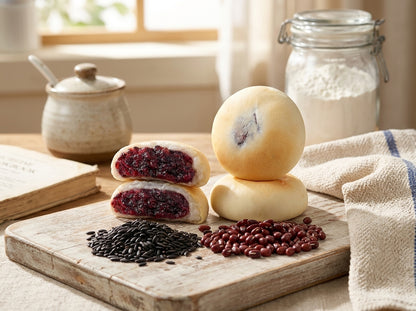 ✨ Sticky, chewy goodness! Red bean, yam, and purple rice cake—one bite and you're hooked! 🍠🔴-Bestseller