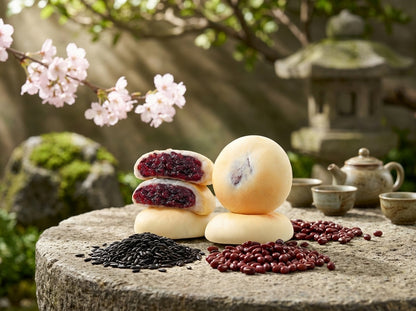 ✨ Sticky, chewy goodness! Red bean, yam, and purple rice cake—one bite and you're hooked! 🍠🔴-Bestseller