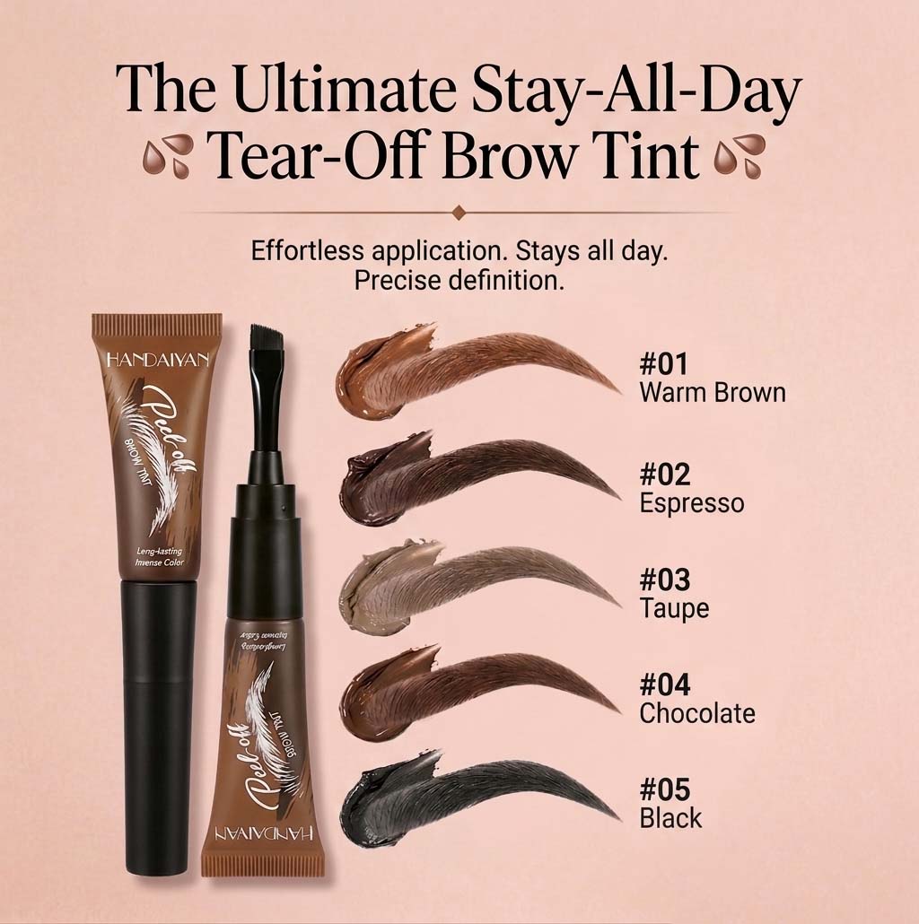The Ultimate Stay-All-Day Tear-Off Brow Tint👁️💦 -Bestseller