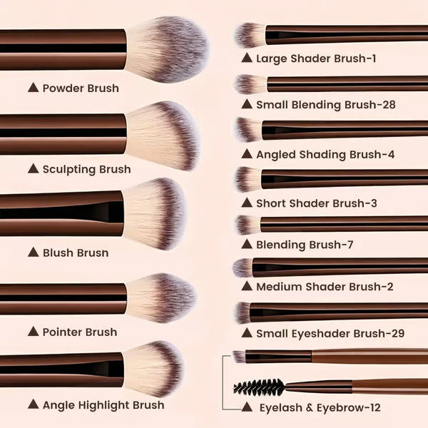 💄✨ Professional Makeup Brush Set - Perfect for Women & Girls -Bestseller