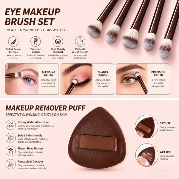 💄✨ Professional Makeup Brush Set - Perfect for Women & Girls -Bestseller