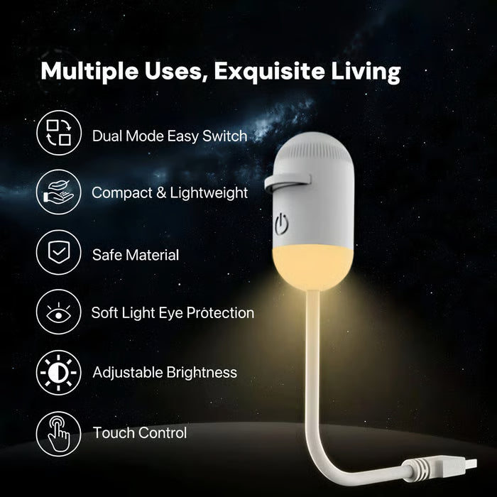 🌌🌙2-in-1 Galaxy Projector Night Light ✨✅-Bestseller