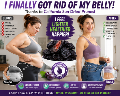 Sugar-Free California Sun-Dried Prunes -Bestseller