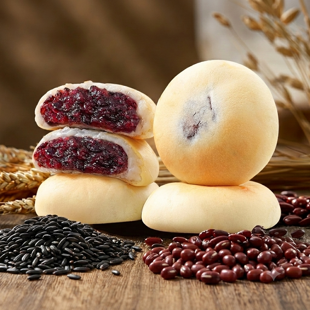 ✨ Sticky, chewy goodness! Red bean, yam, and purple rice cake—one bite and you're hooked! 🍠🔴-Bestseller
