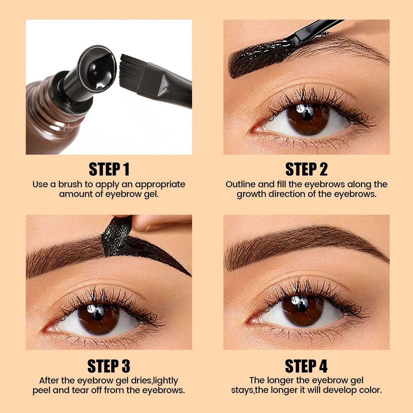 The Ultimate Stay-All-Day Tear-Off Brow Tint👁️💦 -Bestseller