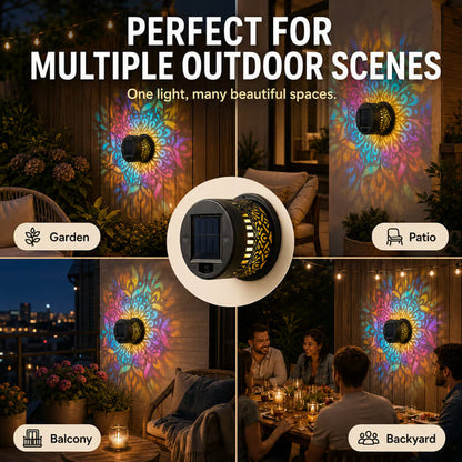 🎁 Father’s Day 59% OFF - 🌟Solar Mandala Wall Light🌌 -Bestseller