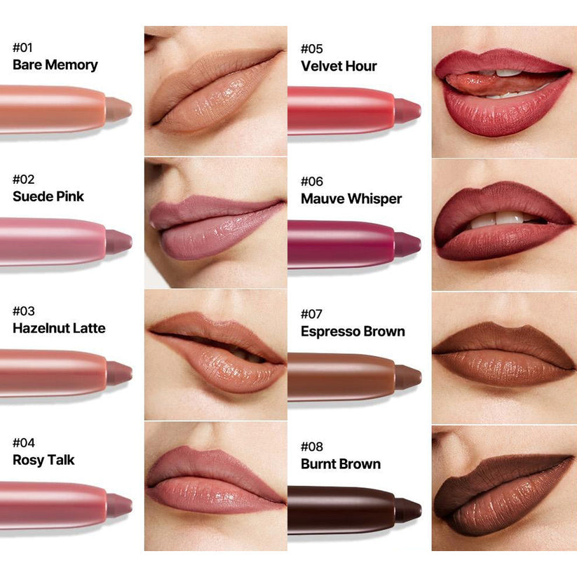 Easy Glide Lip Liner — Creamy, Blendable Color with Smooth Application -Bestseller
