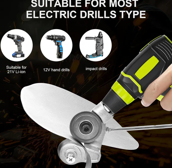 🛠️Sheet Metal Cutter Drill Attachment -Bestseller