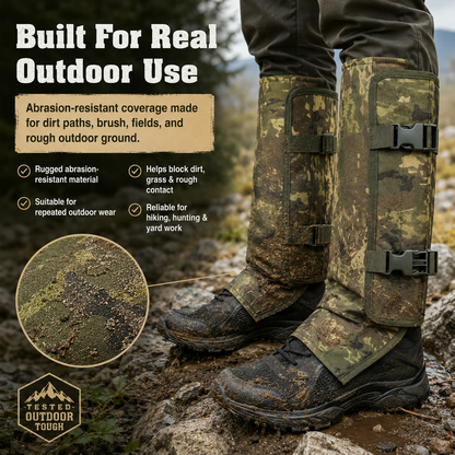 🌿Unisex Adjustable Outdoor Snake-Resistant Leg Gaiters -Bestseller