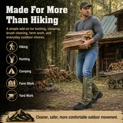 🌿Unisex Adjustable Outdoor Snake-Resistant Leg Gaiters -Bestseller