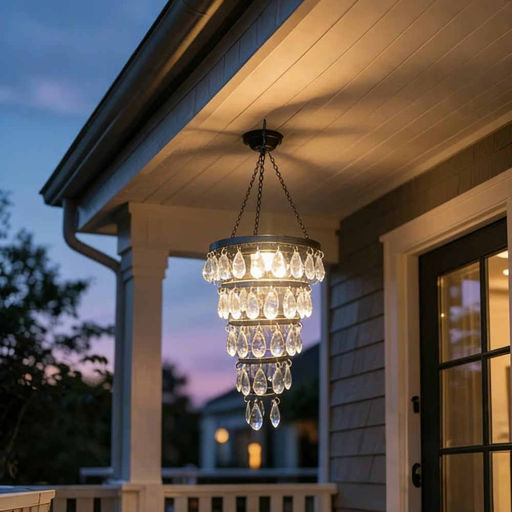 Solar Hanging Crystal Chandelier-Bestseller