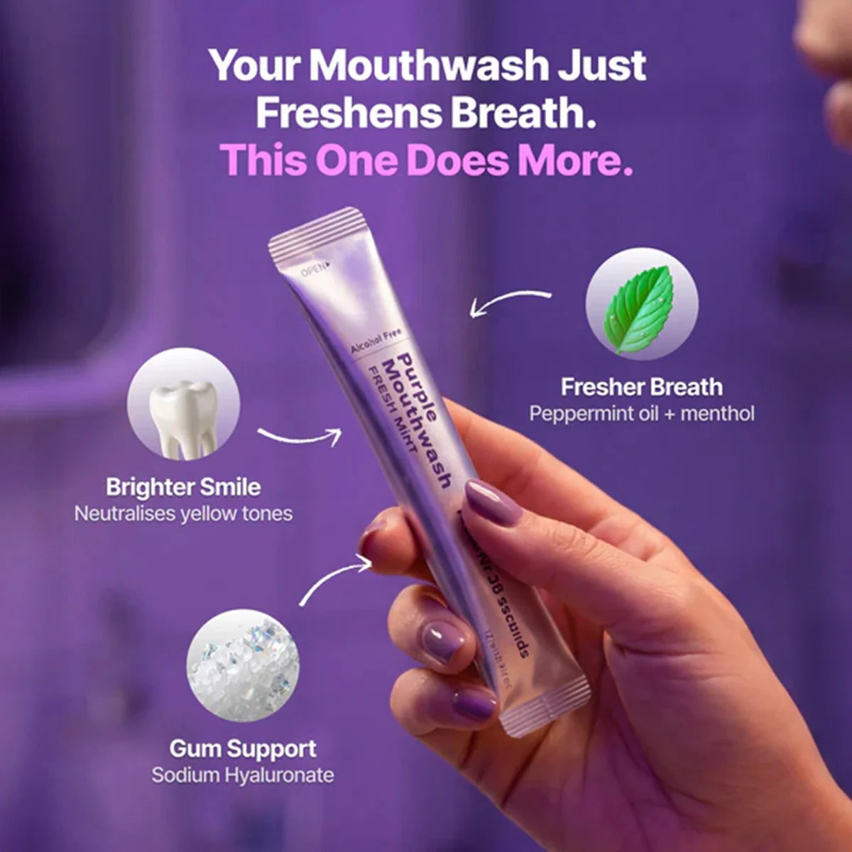 Purple Mouthwash - Sachets 20 Pack-Bestseller