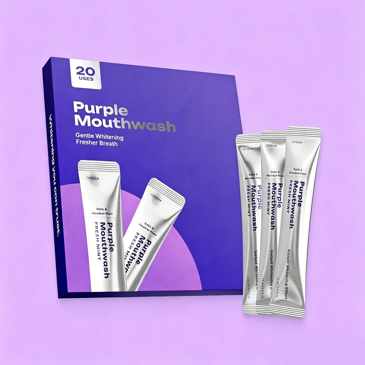 Purple Mouthwash - Sachets 20 Pack-Bestseller