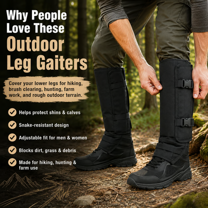 🌿Unisex Adjustable Outdoor Snake-Resistant Leg Gaiters -Bestseller