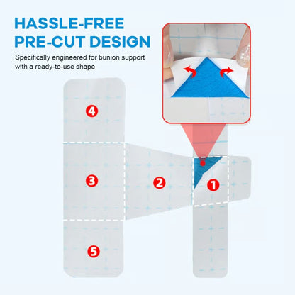 🔥LAST DAY 50% OFF - 👣Pre-cut Hallux Valgus Corrector Kinesiology Tape -Bestseller