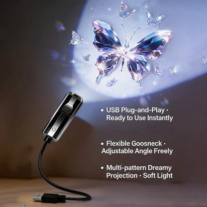 🌌🌙2-in-1 Galaxy Projector Night Light ✨✅-Bestseller